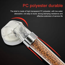 Load image into Gallery viewer, SDS-A23 15 LEDs ABS Temperature Sensor Negative Ions RGB LED Shower Head, Size: 23 x 6.5 x 5.8cm, Interface:  20mm, SDS-A23
