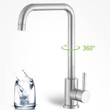 Load image into Gallery viewer, 304 Stainless Steel Rotatable Faucet Sinks Cold And Hot Water Tap, Cold And Hot Water Tap