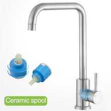 Load image into Gallery viewer, 304 Stainless Steel Rotatable Faucet Sinks Cold And Hot Water Tap, Cold And Hot Water Tap