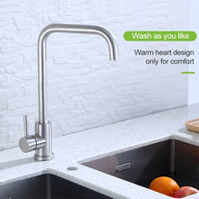 Load image into Gallery viewer, 304 Stainless Steel Rotatable Faucet Sinks Cold And Hot Water Tap, Cold And Hot Water Tap