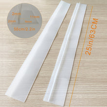 Load image into Gallery viewer, 2 PCS 25 inches Gas Stove Slit Strip Antifouling Dustproof Waterproof Kitchen Sealing Strip, 25 inches (White), 25 inches, 25 inches (Black)
