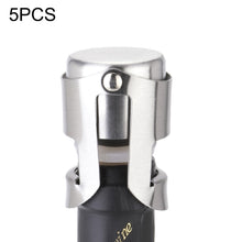 Load image into Gallery viewer, 5 PCS Novel Stainless Steel Champagne Wine Bottle Stopper, 5 PCS  Wine Bottle Stopper