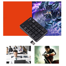 Load image into Gallery viewer, MC Saite SK-51AG 2 in 1 2.4G USB Numeric Wireless Keyboard  &amp; Mini Calculator for Laptop Desktop PC, SK-51AG