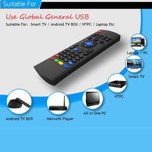 Load image into Gallery viewer, MX3-M Air Mouse Wireless 2.4G Remote Control Keyboard with Microphone for Android TV Box / Mini PC, Air Mouse with Mic