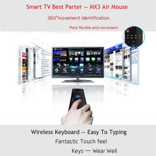 Load image into Gallery viewer, MX3-M Air Mouse Wireless 2.4G Remote Control Keyboard with Microphone for Android TV Box / Mini PC, Air Mouse with Mic