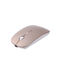 Load image into Gallery viewer, MC-008 Bluetooth 3.0 Battery Charging Wireless Mouse for Laptops and Android System Mobile Phone, MC-008 (White), MC-008 (Gold)