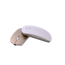 Load image into Gallery viewer, MC-008 Bluetooth 3.0 Battery Charging Wireless Mouse for Laptops and Android System Mobile Phone, MC-008 (White), MC-008 (Gold)
