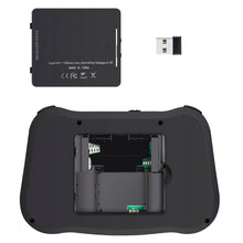 Load image into Gallery viewer, MT08 2.4GHz Mini Wireless Air Mouse QWERTY Keyboard with Colorful Backlight &amp; Touchpad &amp; Multimedia Control for PC, TV, MT08