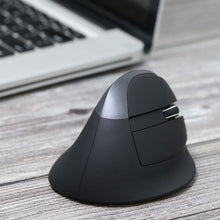 Load image into Gallery viewer, DELUX M618 Mini 2.4G Wireless 2400DPI USB Rechargeable Ergonomic Vertical Mouse, M618 Pink, M618 Grey