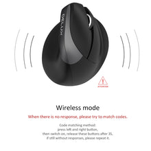 Load image into Gallery viewer, DELUX M618 Mini 2.4G Wireless 2400DPI USB Rechargeable Ergonomic Vertical Mouse, M618 Pink, M618 Grey