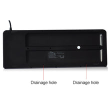 Load image into Gallery viewer, DS-8800 PS / 2 Interface Prevent Water Splashing Laser Engraving Character One-piece Wired Touchpad Keyboard, Length: 1.5m, DS-8800 PS/2