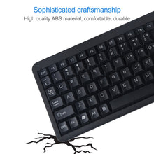 Load image into Gallery viewer, DS-8800 PS / 2 Interface Prevent Water Splashing Laser Engraving Character One-piece Wired Touchpad Keyboard, Length: 1.5m, DS-8800 PS/2