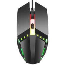 Load image into Gallery viewer, HXSJ S200 USB2.0 1600dpi Adjustable 4-Keys Colorful Glowing Wired Gaming Mouse, Length: 1.5m