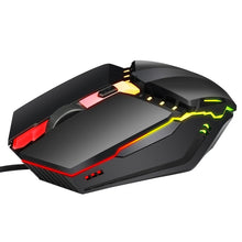 Load image into Gallery viewer, HXSJ S200 USB2.0 1600dpi Adjustable 4-Keys Colorful Glowing Wired Gaming Mouse, Length: 1.5m