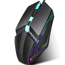 Load image into Gallery viewer, HXSJ S200 USB2.0 1600dpi Adjustable 4-Keys Colorful Glowing Wired Gaming Mouse, Length: 1.5m