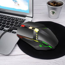 Load image into Gallery viewer, HXSJ S200 USB2.0 1600dpi Adjustable 4-Keys Colorful Glowing Wired Gaming Mouse, Length: 1.5m