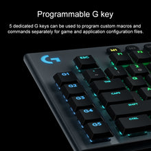Load image into Gallery viewer, Logitech G813 RGB Mechanical Wired Gaming Keyboard (GL-Linear), Length: 1.8m, G813