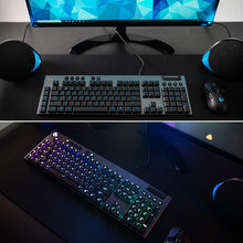 Load image into Gallery viewer, Logitech G813 RGB Mechanical Wired Gaming Keyboard (GL-Linear), Length: 1.8m, G813