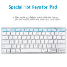 Load image into Gallery viewer, WB-8022 Ultra-thin Wireless Bluetooth Keyboard, Arabic Keys, Arabic Keys