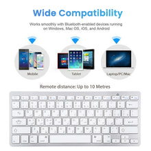 Load image into Gallery viewer, WB-8022 Ultra-thin Wireless Bluetooth Keyboard, Arabic Keys, Arabic Keys