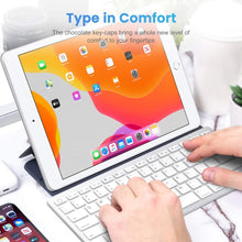 Load image into Gallery viewer, WB-8022 Ultra-thin Wireless Bluetooth Keyboard for iPad, Samsung, Huawei, Xiaomi, Tablet PCs or Smartphones, French Keys, French Keys