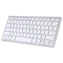 Load image into Gallery viewer, WB-8022 Ultra-thin Wireless Bluetooth Keyboard for iPad, Samsung, Huawei, Xiaomi, Tablet PCs or Smartphones, French Keys, French Keys