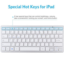 Load image into Gallery viewer, WB-8022 Ultra-thin Wireless Bluetooth Keyboard, Portuguese Keys, Portuguese Keys