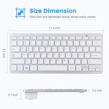 Load image into Gallery viewer, WB-8022 Ultra-thin Wireless Bluetooth Keyboard, Portuguese Keys, Portuguese Keys