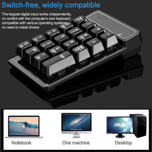 Load image into Gallery viewer, MC Saite 525RF 19 Keys Wireless 2.4G Numeric Keyboard