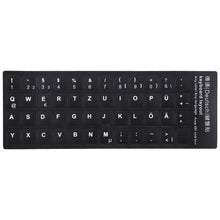 Load image into Gallery viewer, German Learning Keyboard Layout Sticker for Laptop / Desktop Computer Keyboard, German