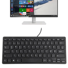 Load image into Gallery viewer, TT-A01 Ultra-thin Design Mini Wired Keyboard, German Version, German Version