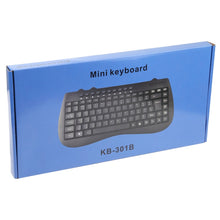 Load image into Gallery viewer, KB-301B Multimedia Notebook Mini Wired Keyboard, English Version, English Version