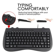 Load image into Gallery viewer, KB-301B Multimedia Notebook Mini Wired Keyboard, English Version, English Version