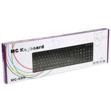 Load image into Gallery viewer, MC-689 Waterproof USB Wired Keyboard, Arabic Version, MC-689