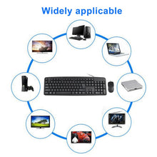Load image into Gallery viewer, KB-8377 USB Wired Keyboard Mouse Set, KB-8377
