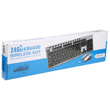 Load image into Gallery viewer, KB-6600 2.4Ghz Office Waterproof Wireless Keyboard Mouse Set, KB-6600