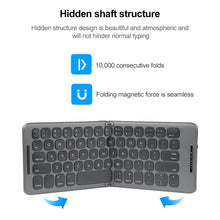 Load image into Gallery viewer, B088 Universal Mini Foldable Three-channel Bluetooth Wireless Keyboard, B088