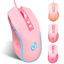 Load image into Gallery viewer, HXSJ X100 7-buttons 3600 DPI Cool Glowing Wired Gaming Mouse, Cable Length: 1.5m