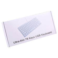 Load image into Gallery viewer, 450 78 Keys Ultra-thin USB Wired Keyboard