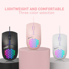 Load image into Gallery viewer, MKESPN SXS-838 Type-C Interface RGB Hollow Wired Mouse, Type-C