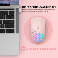 Load image into Gallery viewer, MKESPN SXS-838 Type-C Interface RGB Hollow Wired Mouse, Type-C