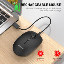 Load image into Gallery viewer, MKESPN 859 2.4G+BT5.0+BT3.0 Three Modes Wireless Mouse, 2.4G+BT5.0+BT3.0