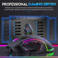Load image into Gallery viewer, MKESPN X15 Full Speed 12800DPI 12 Buttons Macro Definition RGB Wired Mouse, x15