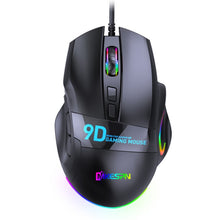Load image into Gallery viewer, MKESPN X10 9-Buttons RGB Wired Macro Definition Gaming Mouse, Macro Definition