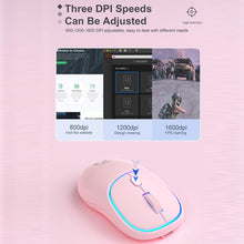 Load image into Gallery viewer, iMICE W-618 Rechargeable 4 Buttons 1600 DPI 2.4GHz Silent Wireless Mouse for Computer PC Laptop, W-618 2.4GHz