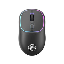 Load image into Gallery viewer, iMICE W-618 Rechargeable 4 Buttons 1600 DPI 2.4GHz Bluetooth Silent Wireless Mouse for Computer PC Laptop, W-618 2.4GHz &amp; Bluetooth