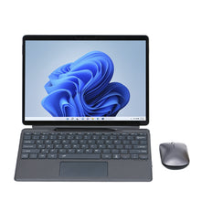 Load image into Gallery viewer, For Microsoft Surface Pro 8 Tablet Colorful Backlight Bluetooth Keyboard Leather Case with Pen Slot, For Microsoft Surface Pro 8