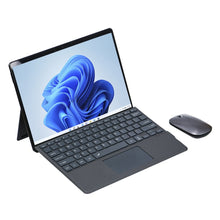 Load image into Gallery viewer, For Microsoft Surface Pro 8 Tablet Colorful Backlight Bluetooth Keyboard Leather Case with Pen Slot, For Microsoft Surface Pro 8