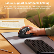 Load image into Gallery viewer, Logitech Lift Vertical 1000DPI 2.4GHz Ergonomic Wireless Bluetooth Dual Mode Mouse