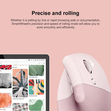 Load image into Gallery viewer, Logitech Lift Vertical 1000DPI 2.4GHz Ergonomic Wireless Bluetooth Dual Mode Mouse